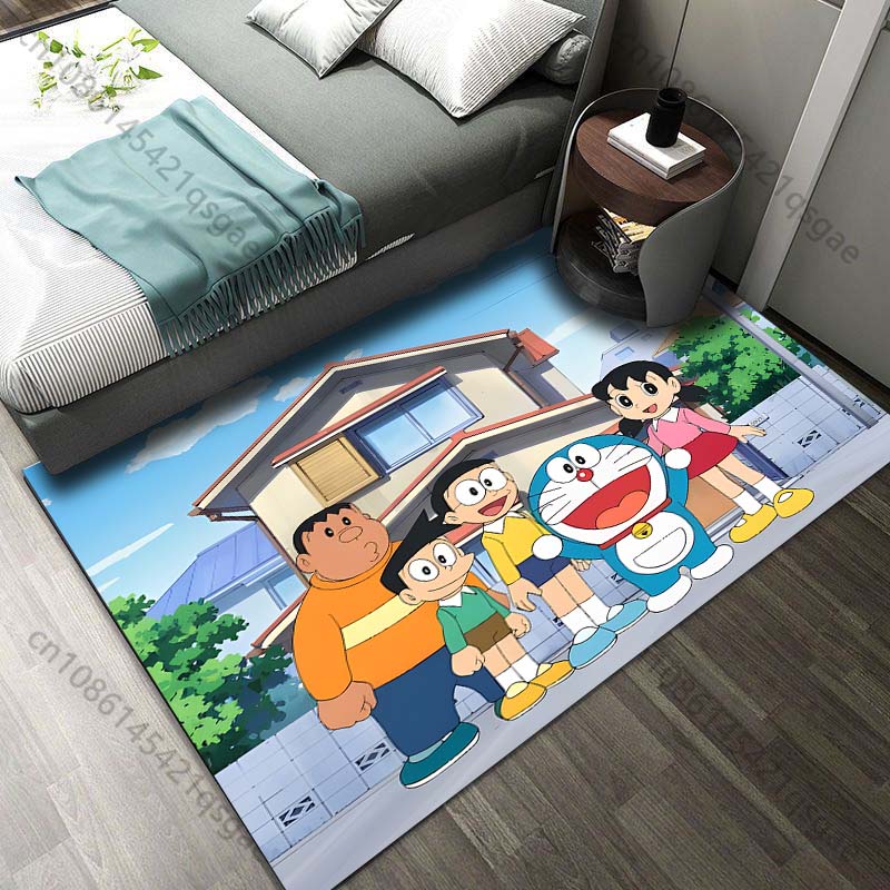 日本 D-ドラえもんと仲間たちプリントカーペット リビングル - Luxury Home Textiles Usa のレビューと価格