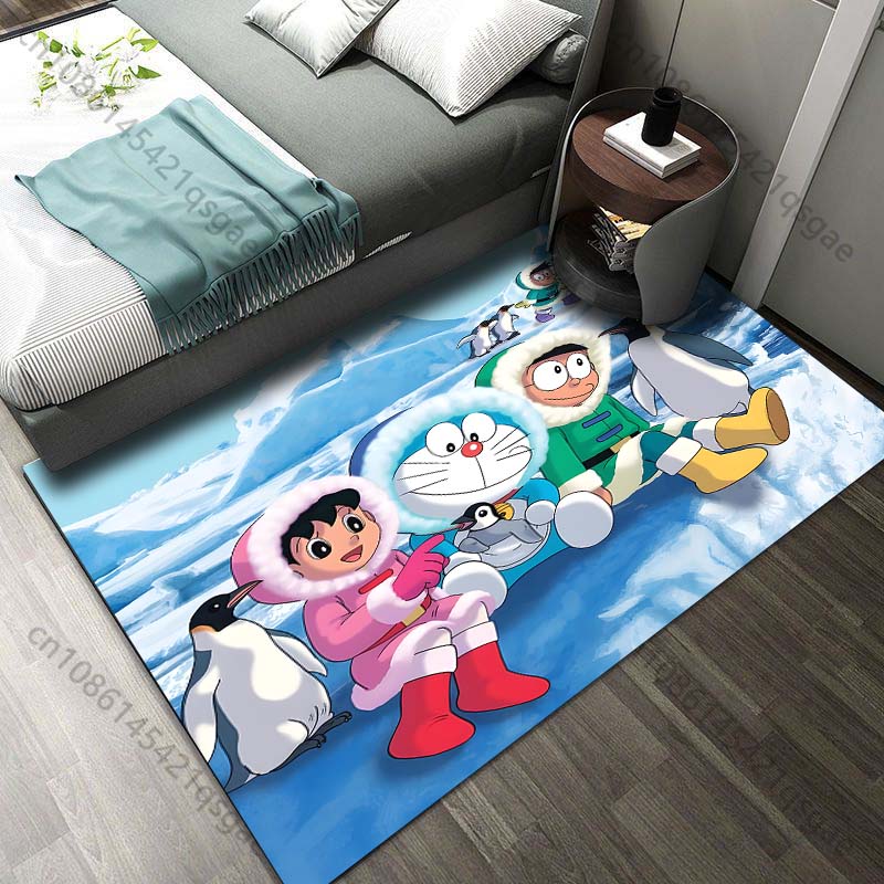 日本 D-ドラえもんと仲間たちプリントカーペット リビングル - Luxury Home Textiles Usa のレビューと価格
