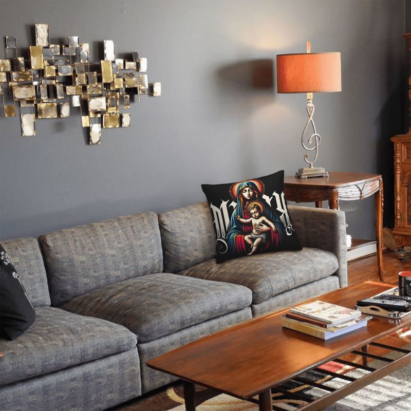 パーソナライズされたジェサスの母親,豪華な枕カバー,車のクッ - Luxury Home Textiles Usa のレビューと価格