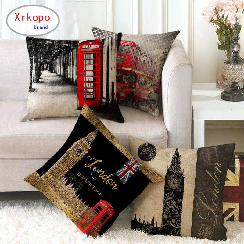 レトロロンドン路面電車シリーズデジタル印刷ショートぬいぐるみ - Home Textiles London のレビューと価格