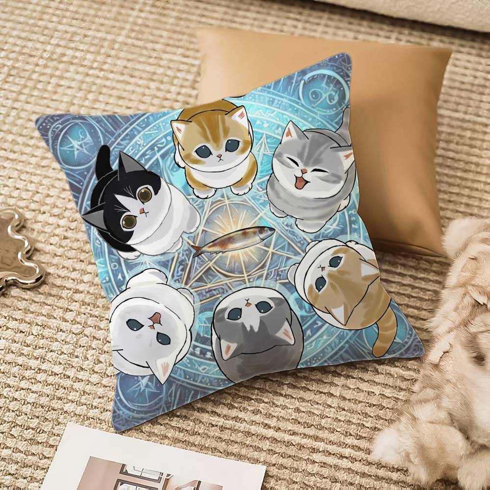 高級で可愛いモフサンド猫柄枕カバー 防ダニ 隠しファスナー  - Luxury Home Textiles Usa のレビューと価格